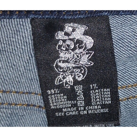 Ed Hardy Jeans Womens Size 26 Boot Cut by Christian Audigier (26x34) NEW w/ TAGS - Picture 8 of 11
